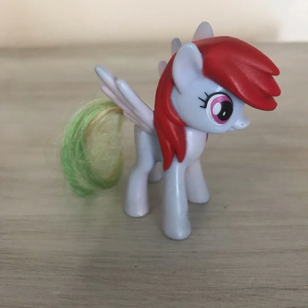 My Little Pony Yellow Pony with Pink Mane & Light Purple Rainbow-Mane Pony